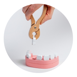 Удаление нижнего зуба