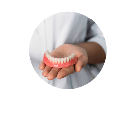 Съемный протез на нижнюю челюсть